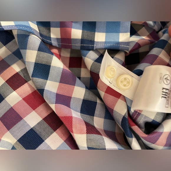 Mens Button Down Banana Republic Non Iron Dress Shirt Size Large - Picture 6 of 7